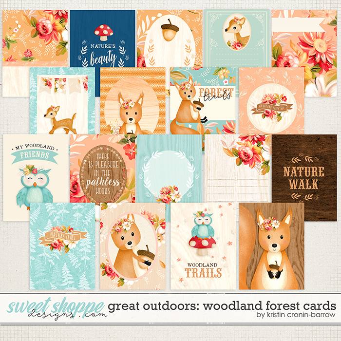 Great Outdoors: Woodland Forest Cards by Kristin Cronin-Barrow