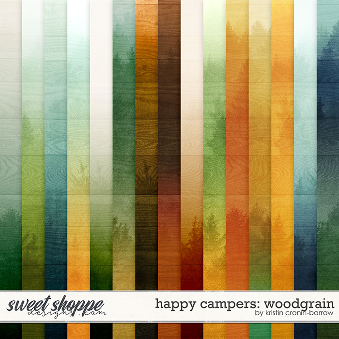 Happy Campers: Woodgrain by Kristin Cronin-Barrow