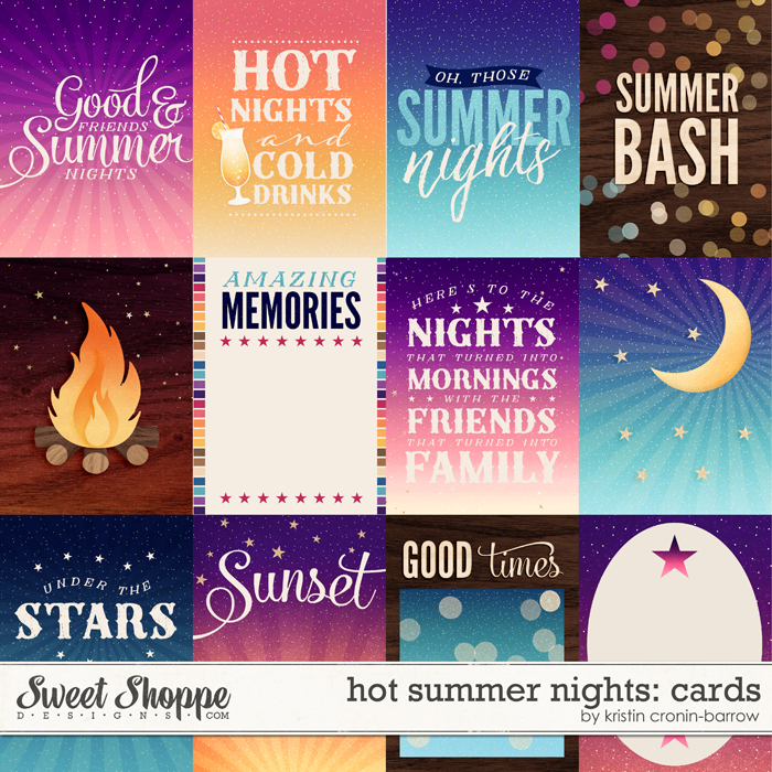 Hot Summer Nights: Cards by Kristin Cronin-Barrow