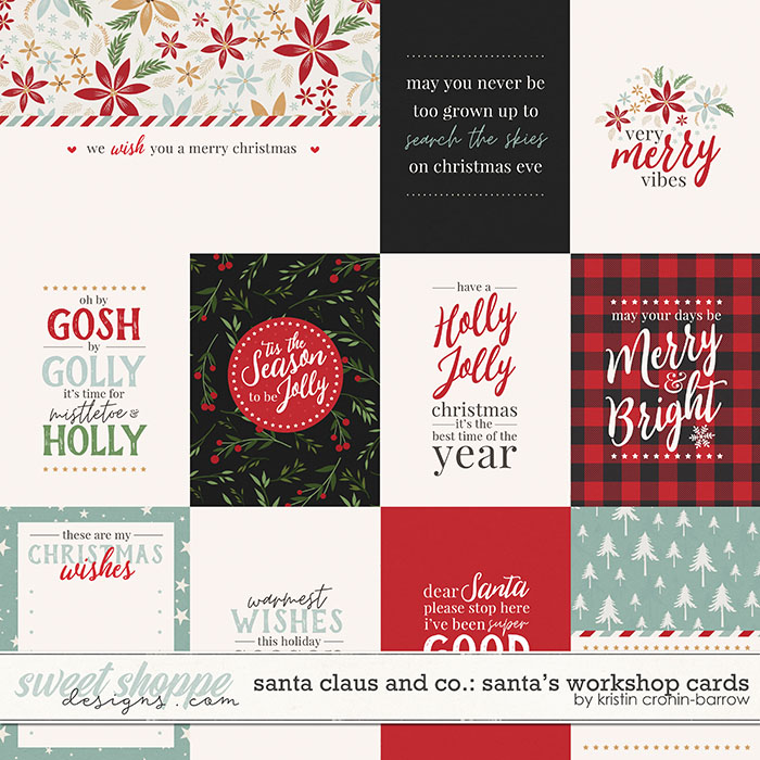 Santa Claus and Co: Santa's Workshop Cards by Kristin Cronin-Barrow