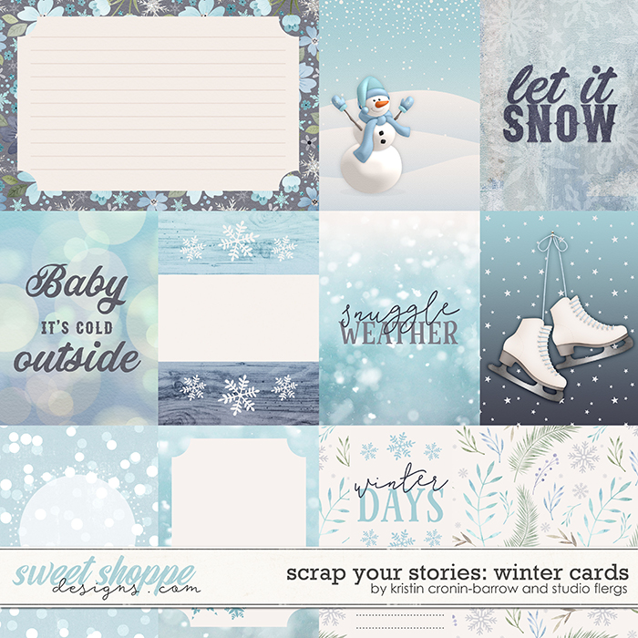 Scrap Your Stories: Winter- CARDS by Studio Flergs & Kristin Cronin-Barrow