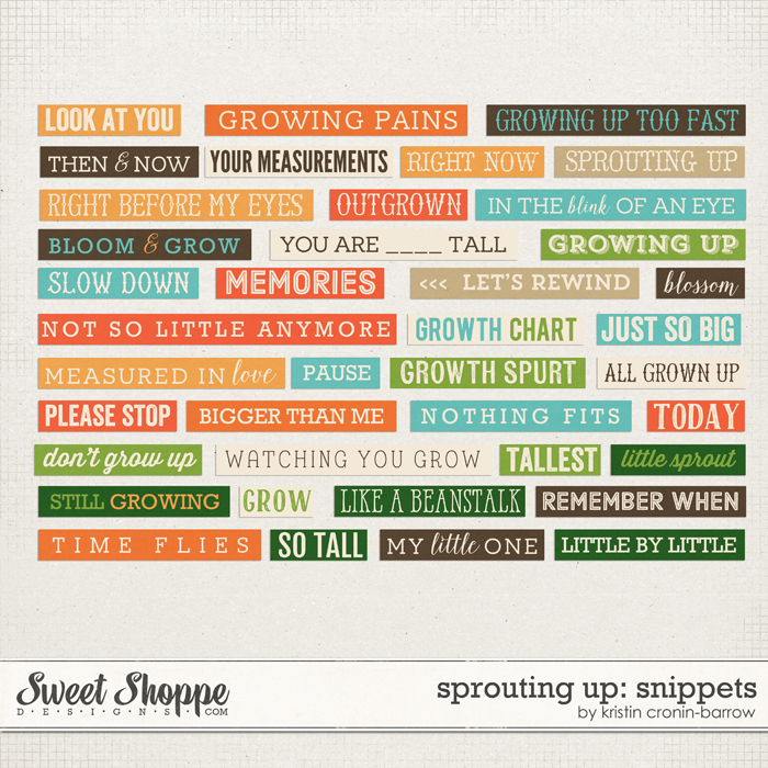 Sprouting Up: Snippets by Kristin Cronin-Barrow Sprouting Up: Snippets by Kristin Cronin-Barrow