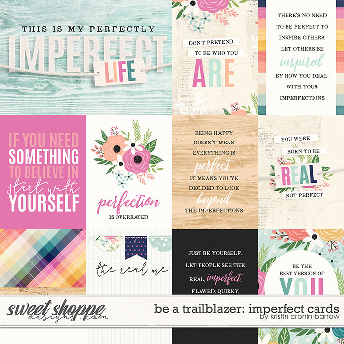 Be a Trailblazer: Imperfect Cards by Kristin Cronin-Barrow Be a Trailblazer: Imperfect Cards by Kristin Cronin-Barrow