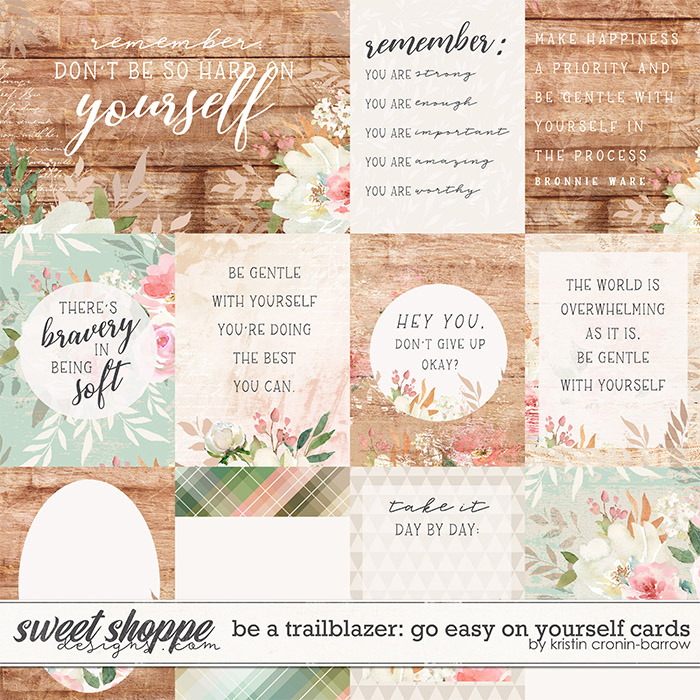 Be a Trailblazer: Go Easy on Yourself Cards by Kristin Cronin-Barrow Be a Trailblazer: Go Easy on Yourself Cards by Kristin Cronin-Barrow