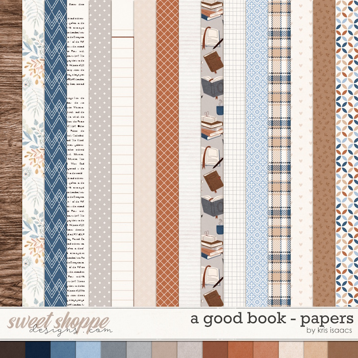 A Good Book | Papers - by Kris Isaacs Designs