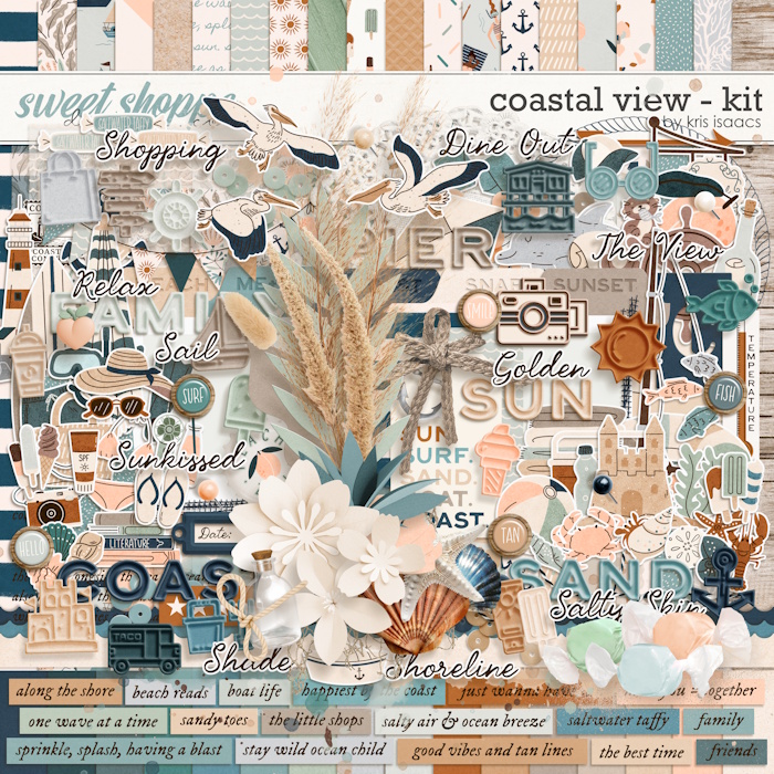 Coastal View | Kit - by Kris Isaacs Designs