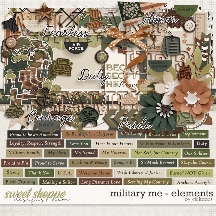 Military Me | Elements - by Kris Isaacs Designs