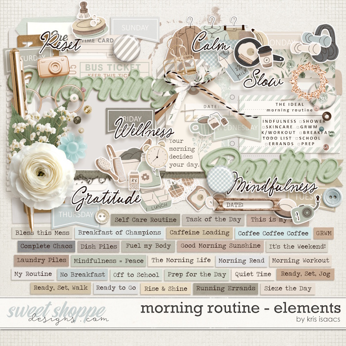 Morning Routine | Elements - by Kris Isaacs Designs