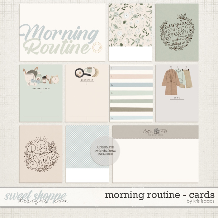 Morning Routine | Journal Cards - by Kris Isaacs Designs
