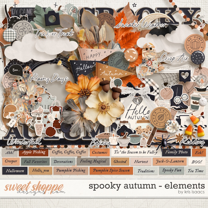 Spooky Autumn | Elements - by Kris Isaacs Designs