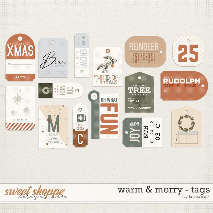 Warm & Merry | Tags - by Kris Isaacs