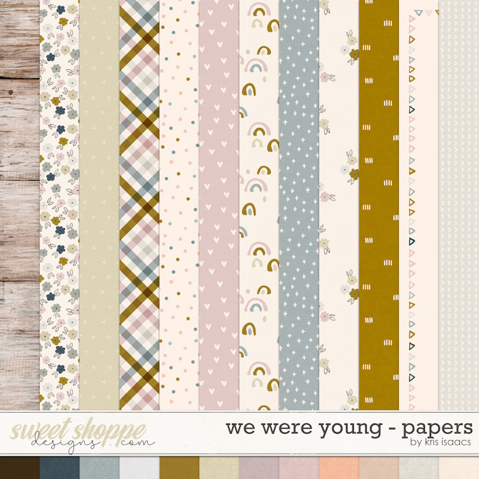 We Were Young | Papers - by Kris Isaacs Designs