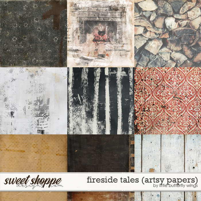 Fireside tales (artsy papers) by Little Butterfly Wings
