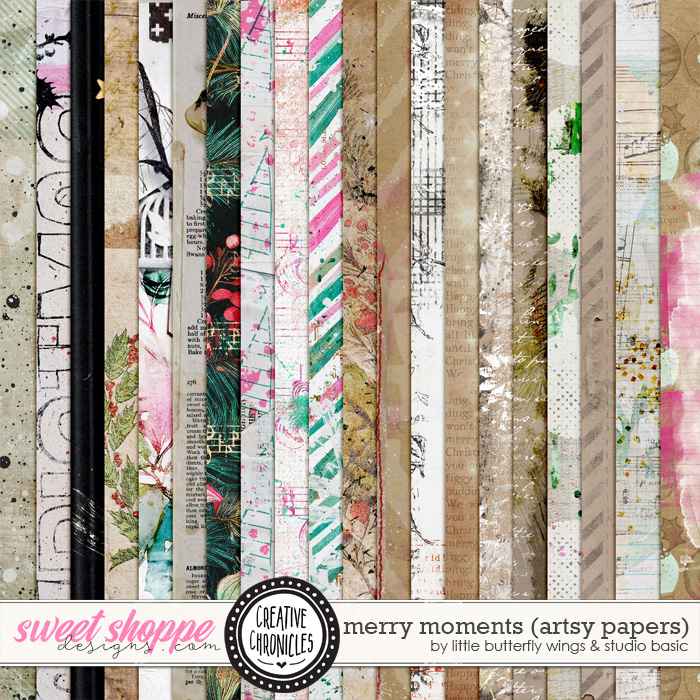 Creative Chronicles: Merry Moments Papers by Little Butterfly Wings & Studio Basic