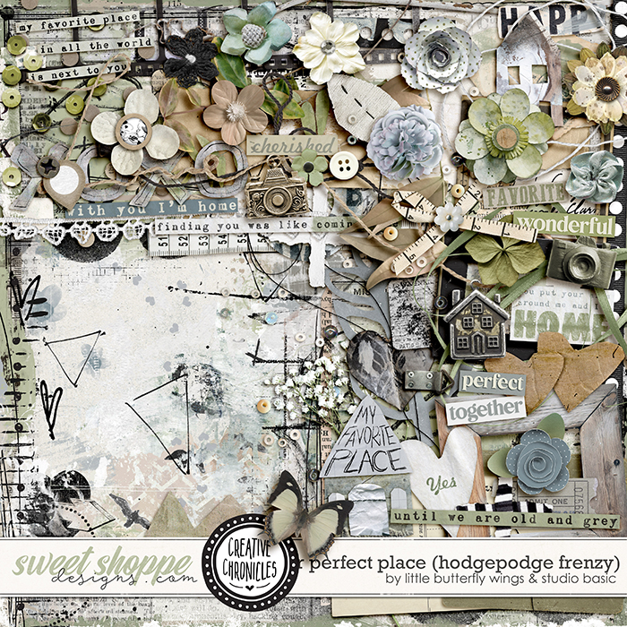 Creative Chronicles: Our Perfect Place Hodgepodge Frenzy by Little Butterfly Wings & Studio Basic