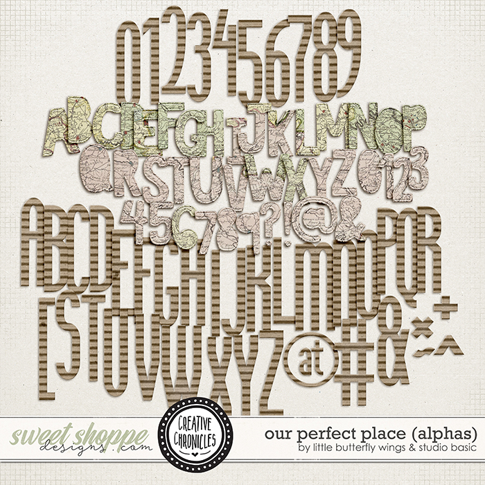 Creative Chronicles: Our Perfect Place Alphas by Little Butterfly Wings & Studio Basic