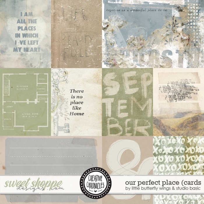 Creative Chronicles: Our Perfect Place Cards by Little Butterfly Wings & Studio Basic