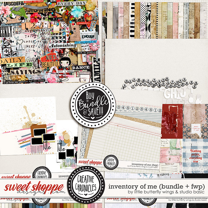 Creative Chronicles: Inventory Of Me Bundle by Little Butterfly Wings & Studio Basic