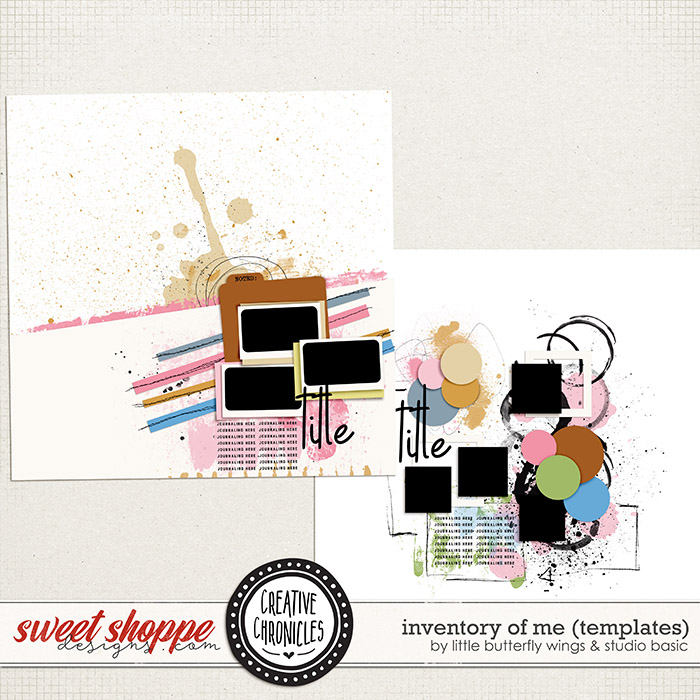 Creative Chronicles: Inventory Of Me Templates by Little Butterfly Wings & Studio Basic