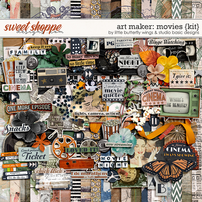 Art maker: movies {kit} by Little Butterfly Wings & Studio Basic