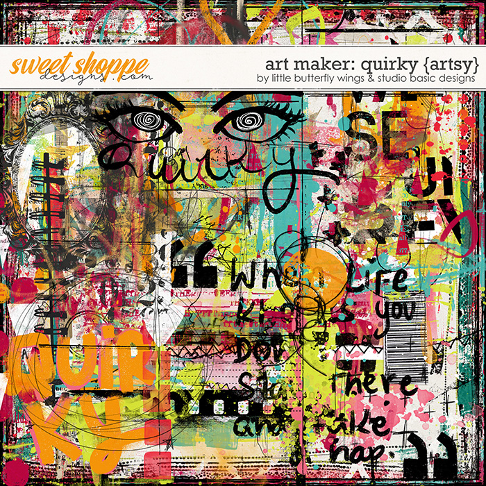 Art Maker: Quirky {Artsy} by Little Butterfly Wings & Studio Basic