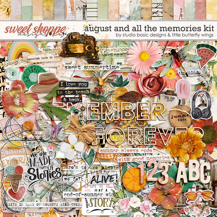 August And All The Memories... Kit by Studio Basic & Little Butterfly Wings