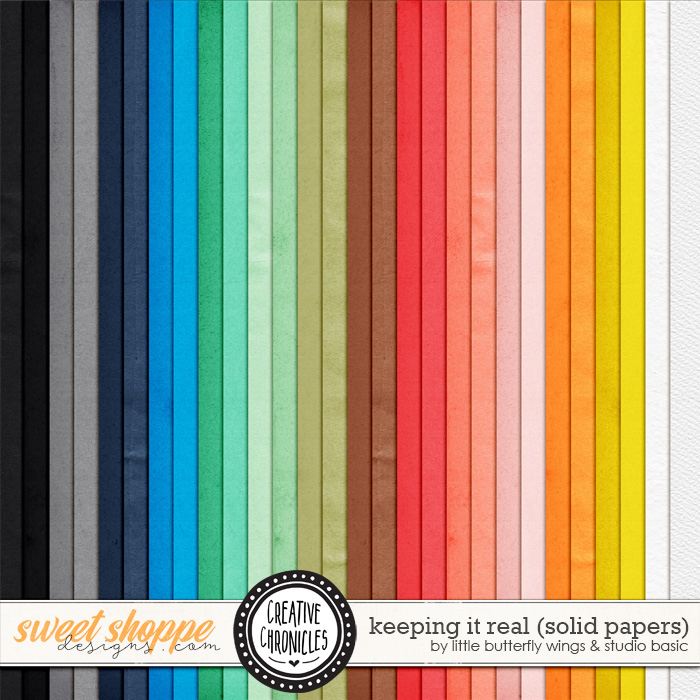 Creative Chronicles: Keeping It Real Solids by Little Butterfly Wings & Studio Basic