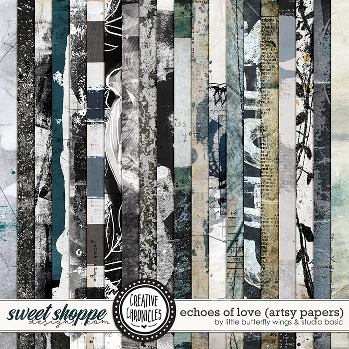Creative Chronicles: Echoes Of Love Artsy Papers by Little Butterfly Wings & Studio Basic