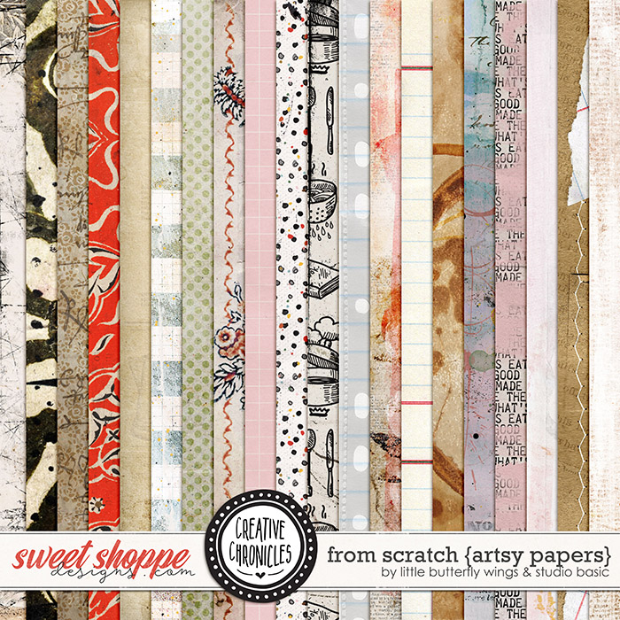 Creative Chronicles: From Scratch Artsy Papers by Little Butterfly Wings & Studio Basic 