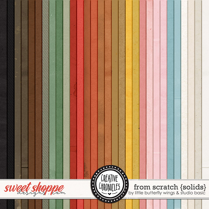 Creative Chronicles: From Scratch Solids by Little Butterfly Wings & Studio Basic 