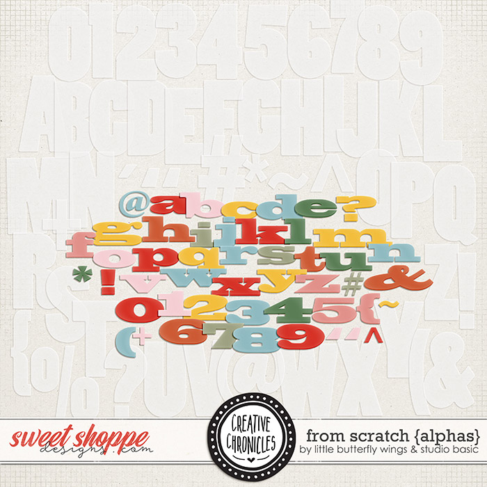 Creative Chronicles: From Scratch Alphas by Little Butterfly Wings & Studio Basic 