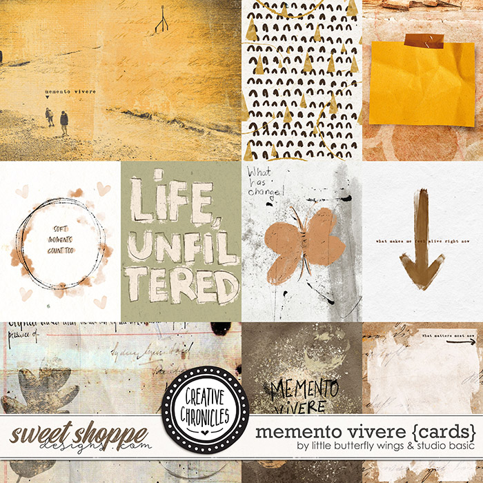 Creative Chronicles: Memento Vivere Cards by Little Butterfly Wings & Studio Basic