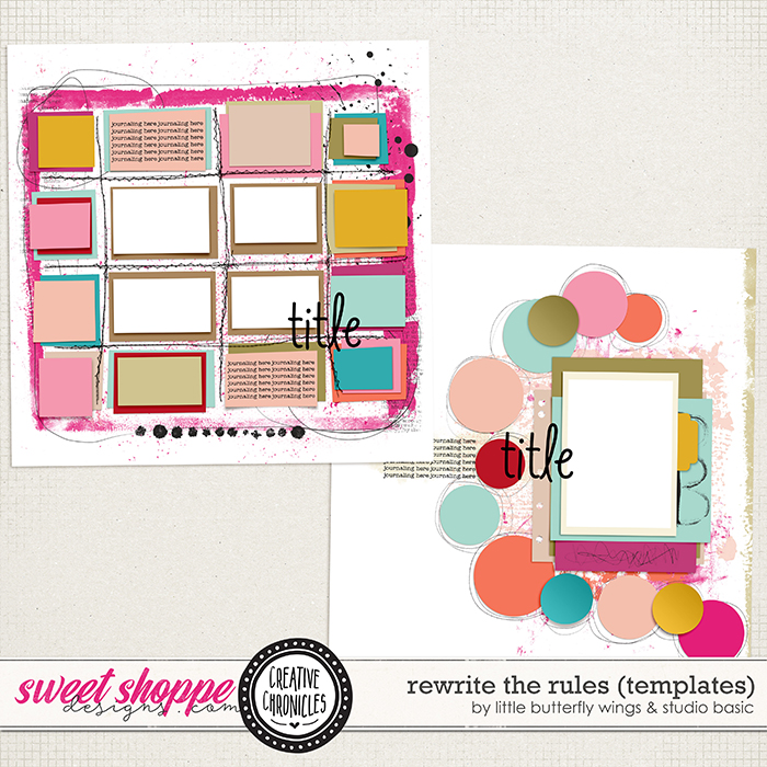 Creative Chronicles:Rewrite The Rules Templates by Little Butterfly Wings & Studio Basic
