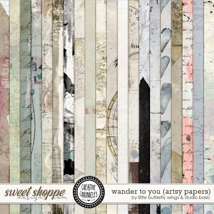 Creative Chronicles: Wander To You Papers by Little Butterfly Wings & Studio Basic