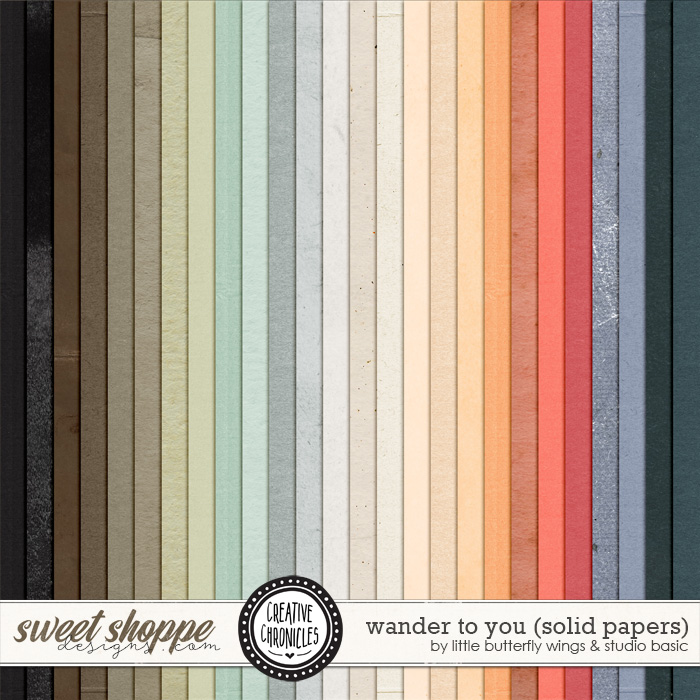 Creative Chronicles: Wander To You Solids by Little Butterfly Wings & Studio Basic Creative Chronicles: Wander To You Solids by Little Butterfly Wings & Studio Basic