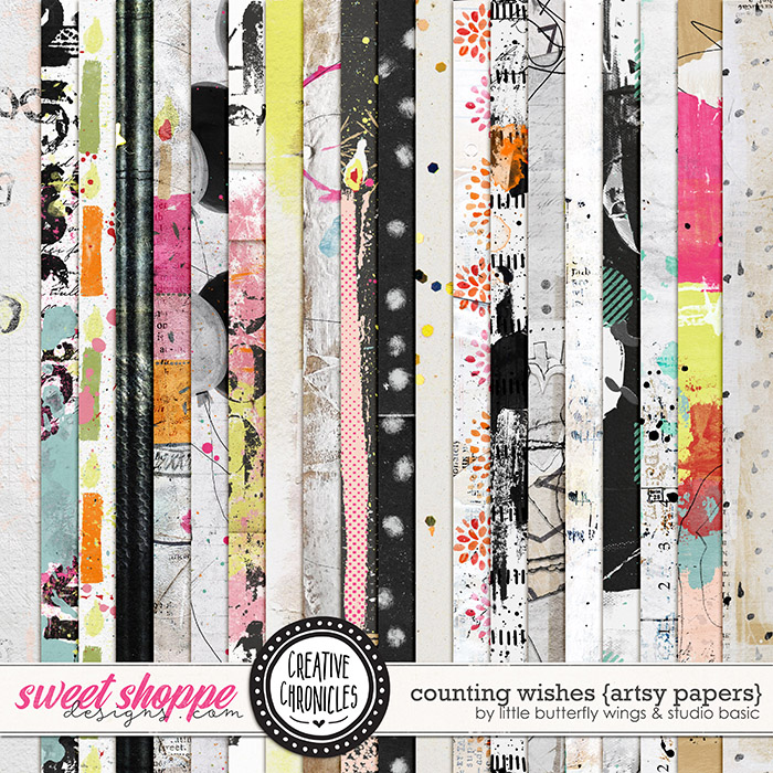 Creative Chronicles: Counting Wishes Artsy Papers by Little Butterfly Wings & Studio Basic