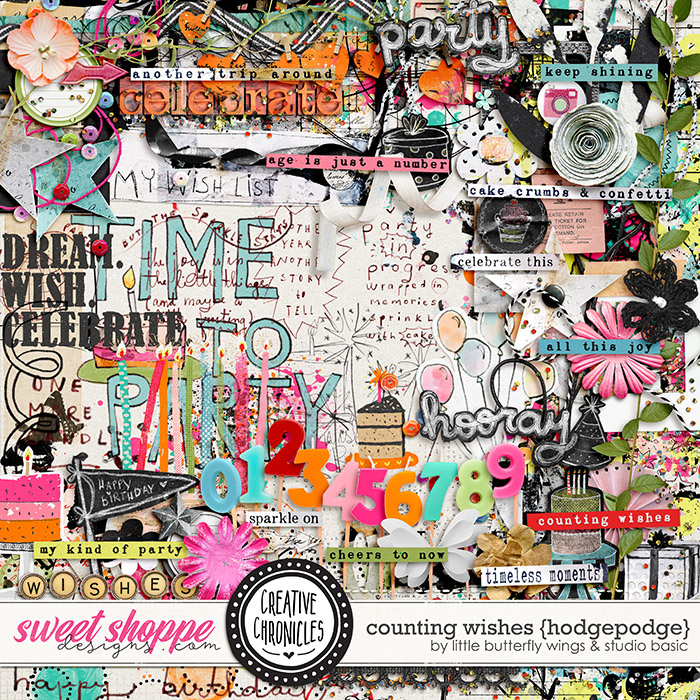 Creative Chronicles: Counting Wishes Hodgepodge Frenzy by Little Butterfly Wings & Studio Basic