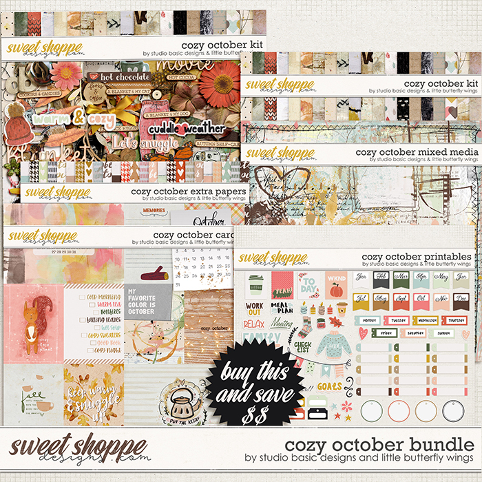Cozy October Bundle by Studio Basic and Little Butterfly Wings