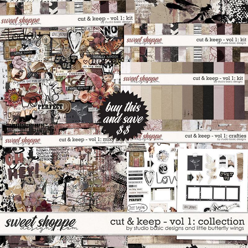 Cut & Keep - Vol. 1: Collection by Studio Basic & Little Butterfly Wings