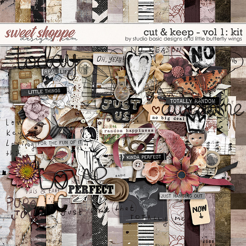 Cut & Keep - Vol. 1: Kit by Studio Basic & Little Butterfly Wings