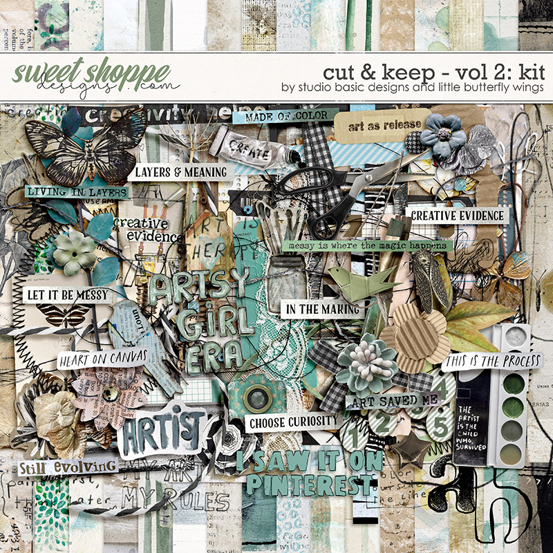 Cut & Keep - Vol. 2: Kit by Studio Basic & Little Butterfly Wings
