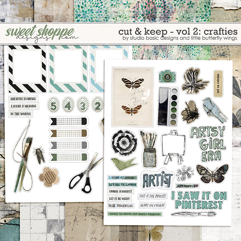 Cut & Keep - Vol. 2: Crafties by Studio Basic & Little Butterfly Wings