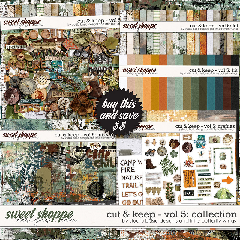 Cut & Keep - Vol. 5: Collection by Studio Basic & Little Butterfly Wings