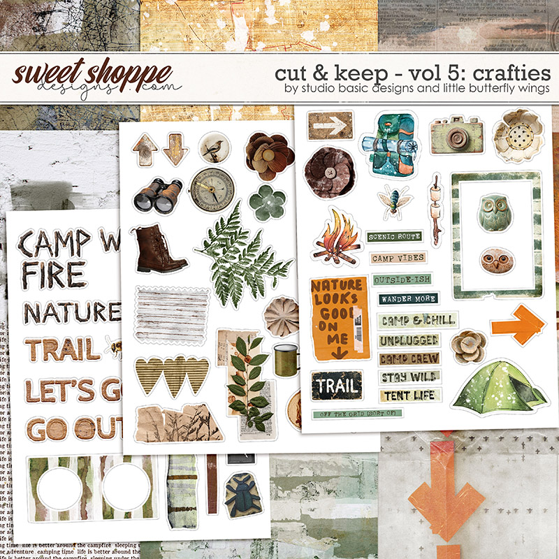 Cut & Keep - Vol. 5: Crafties by Studio Basic & Little Butterfly Wings