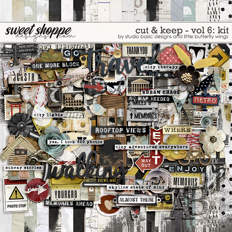 Cut & Keep - Vol. 6: Kit by Studio Basic & Little Butterfly Wings