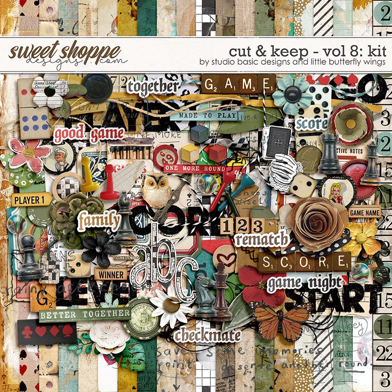 Cut & Keep - Vol. 8: Kit by Studio Basic & Little Butterfly Wings