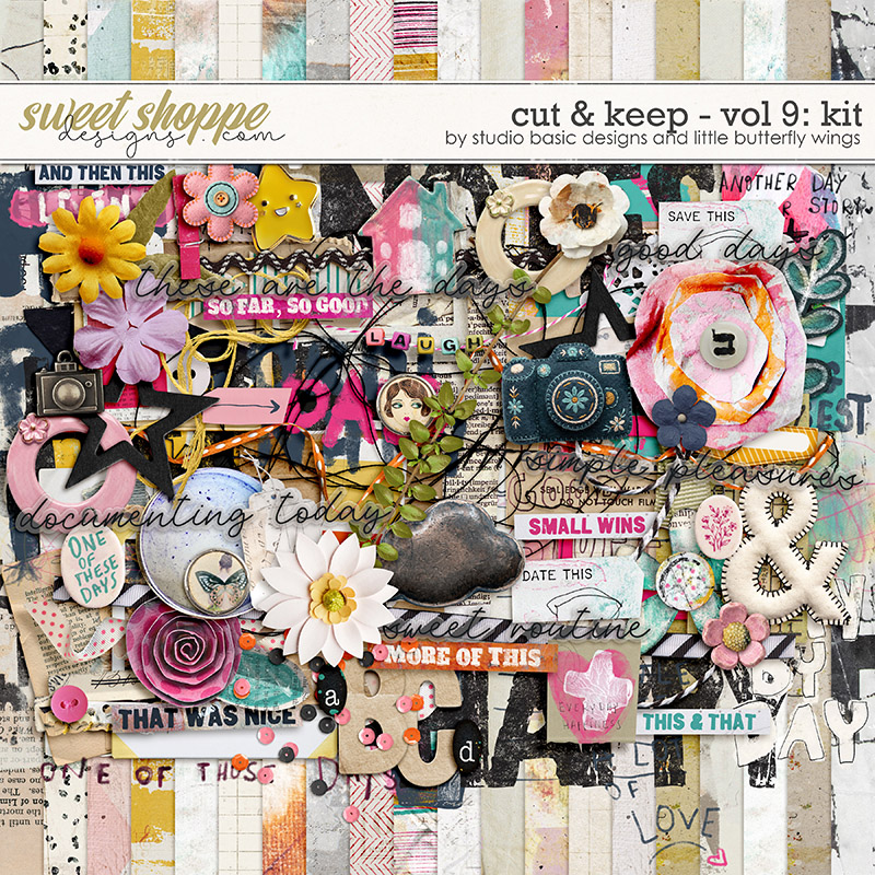 Cut & Keep - Vol. 9: Kit by Studio Basic & Little Butterfly Wings