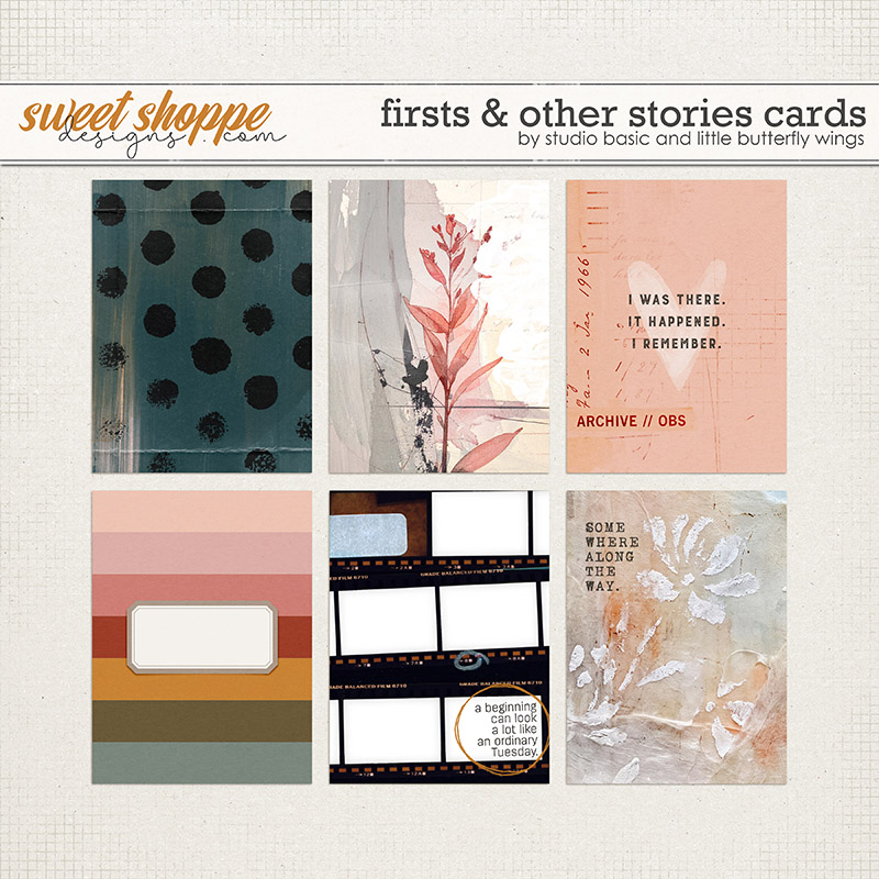 Firsts & Other Stories Cards by Studio Basic and Little Butterfly Wings 