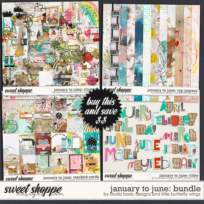 January To June: Bundle by Studio Basic & Little Butterfly Wings