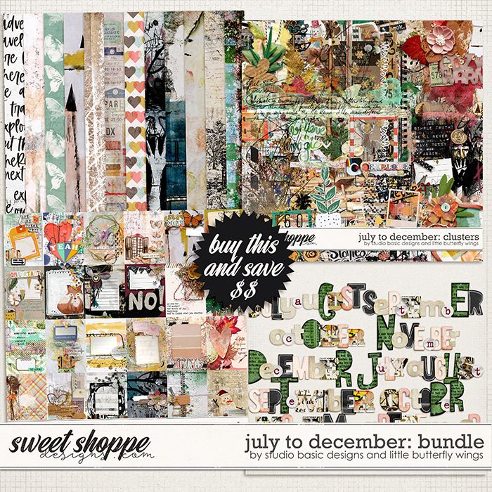 July To December: Bundle by Studio Basic & Little Butterfly Wings